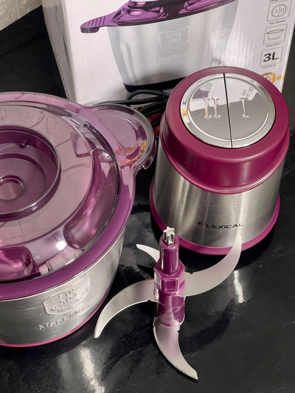 Hachoir électrique LEXICAL 3L bol en inox