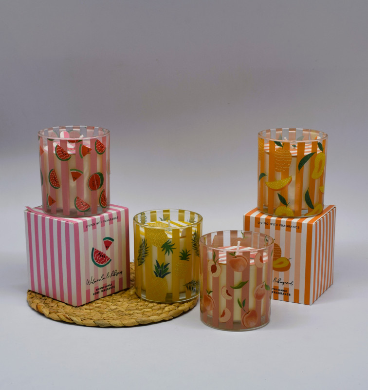 Bougie parfumés fruits
