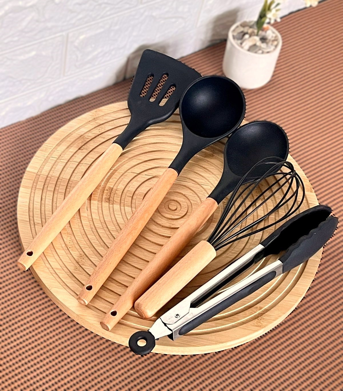 Set 12 ustensiles silicone bois : mon test ultra complet
