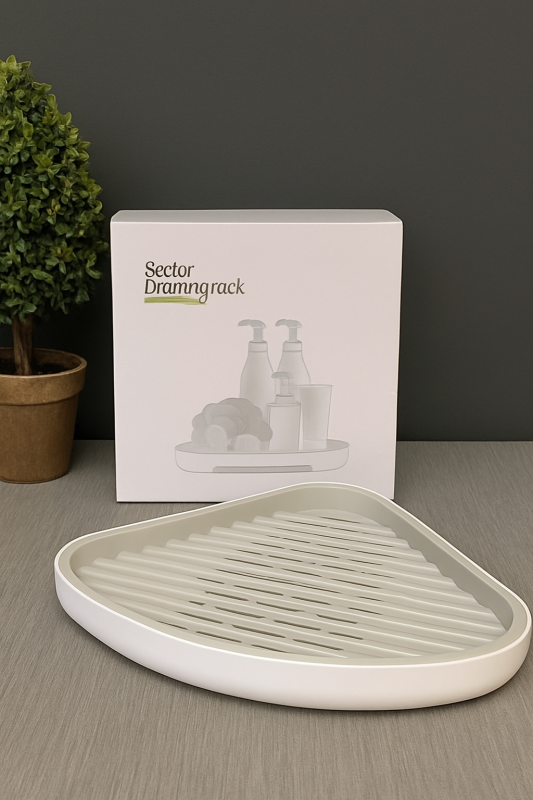 Étagère d'angle de salle de bain