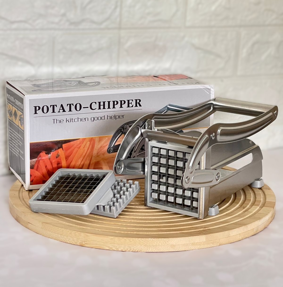 Coupe frites en acier inoxydables