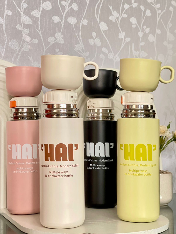 Thermos à café "HAI" avec couvercle Goblet 500ML