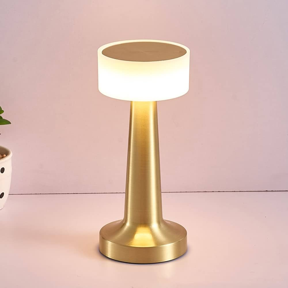 Lampe de Table rétro en métal tactile