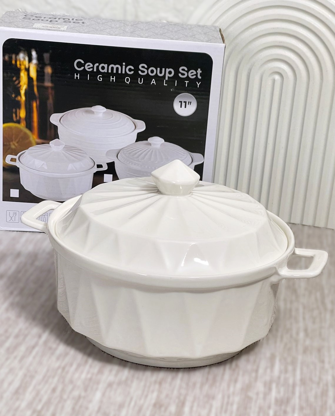 Soupière en céramique