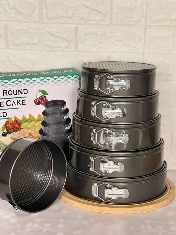 Lot de 6 moule à cake forme rond