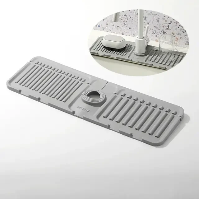Tapis plateau en silicone Robinet D’évier Cuisine