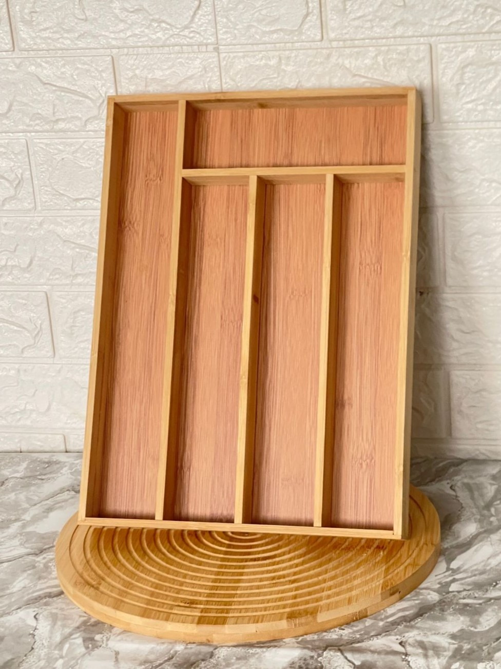 Range couverts 32*34 cm en bambou