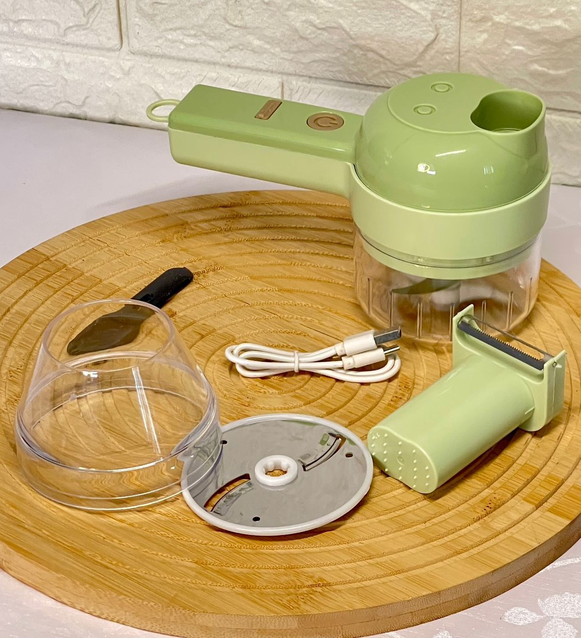 Hachoir électrique portable 4en1