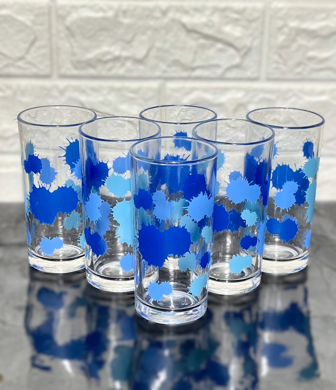 Lot De 6 Verres - DIAMOND Glass - 250 Ml