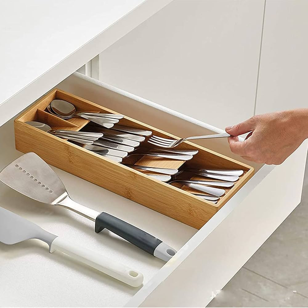 Range couverts en bambou