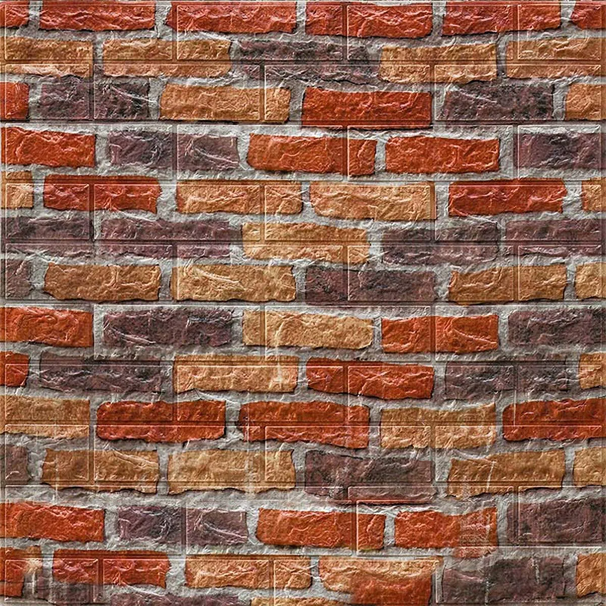 lot de 10 panneaux muraux adhésifs 3D